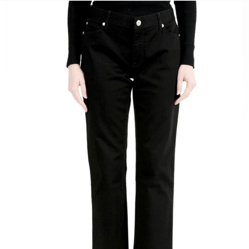 Burberry Black Straight Leg Jeans